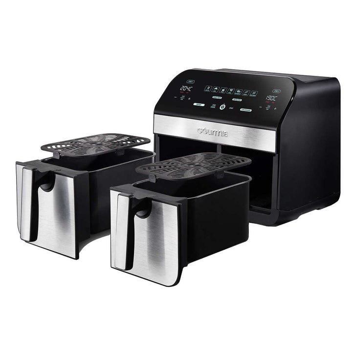 Gourmia - 9.4 L (10 qt) Digital Air Fryer with Two Baskets