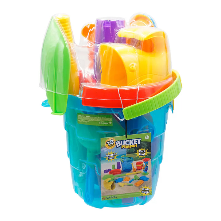 18 Piece Beach Bucket Set