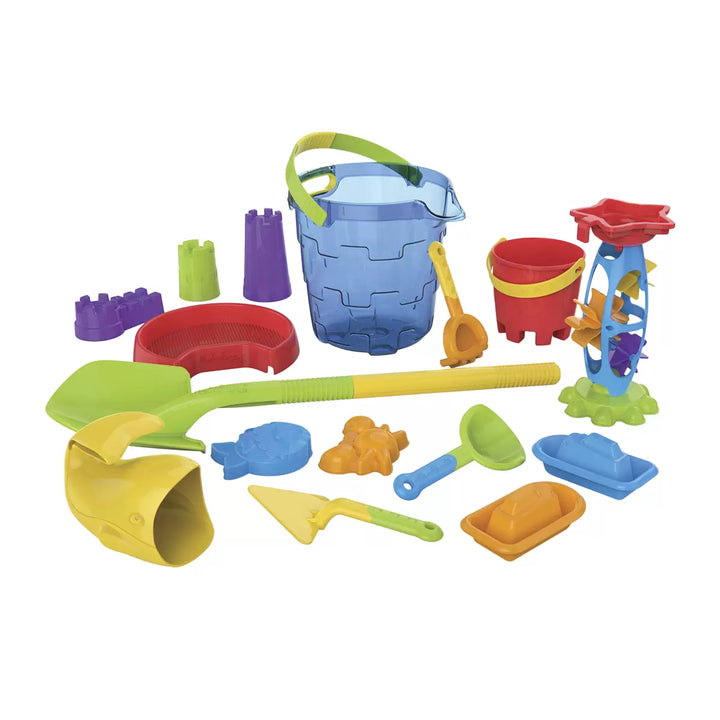18 Piece Beach Bucket Set