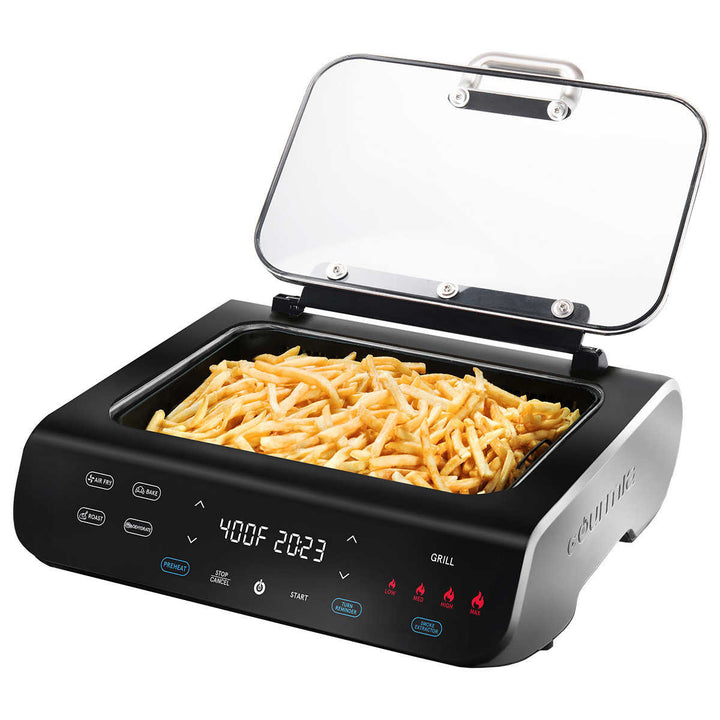 Gourmia 5-in-1 Smokeless Grill and Air Fryer