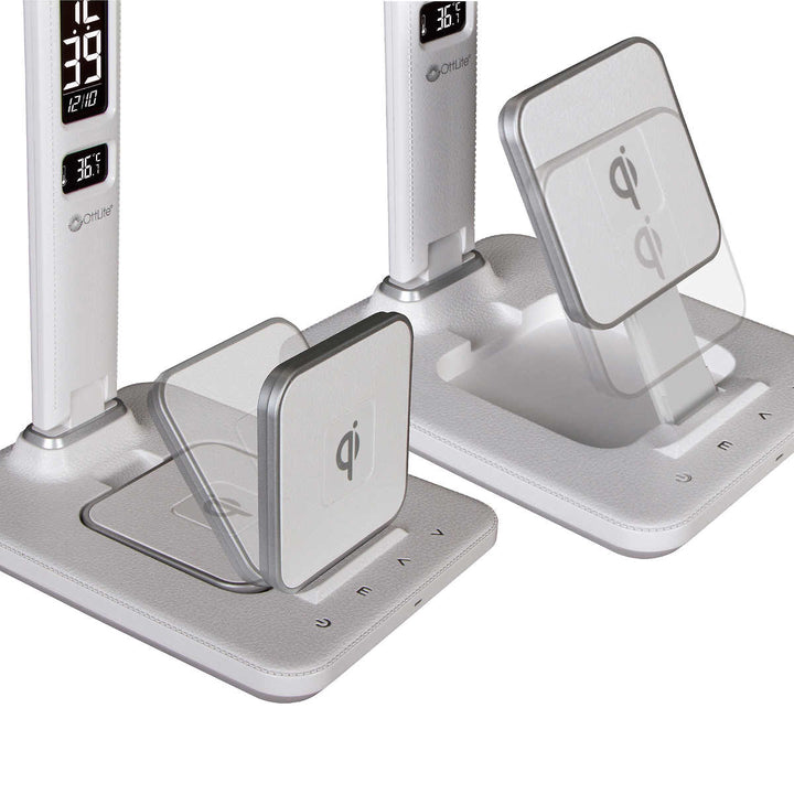 Ottlite - LED lamp with extendable wireless charging base