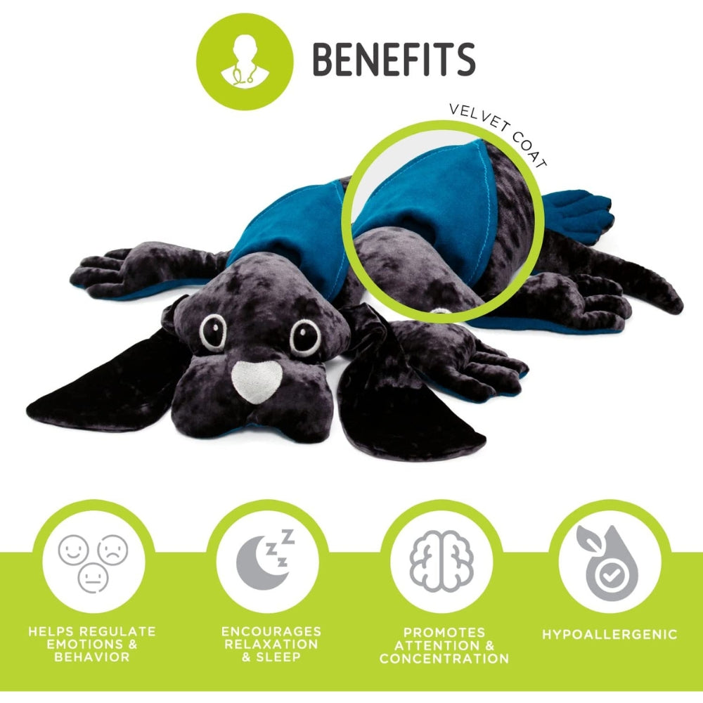 Manimo - Animal en peluche lesté pour enfants – Outil sensoriel 1 kg