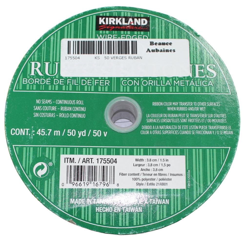 Kirkland Signature Wire-Edged Ribbon