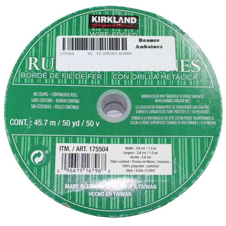 Kirkland Signature Wire-Edged Ribbon