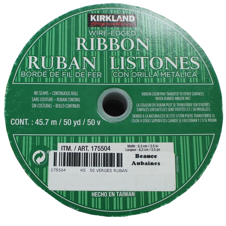Kirkland Signature Wire-Edged Ribbon