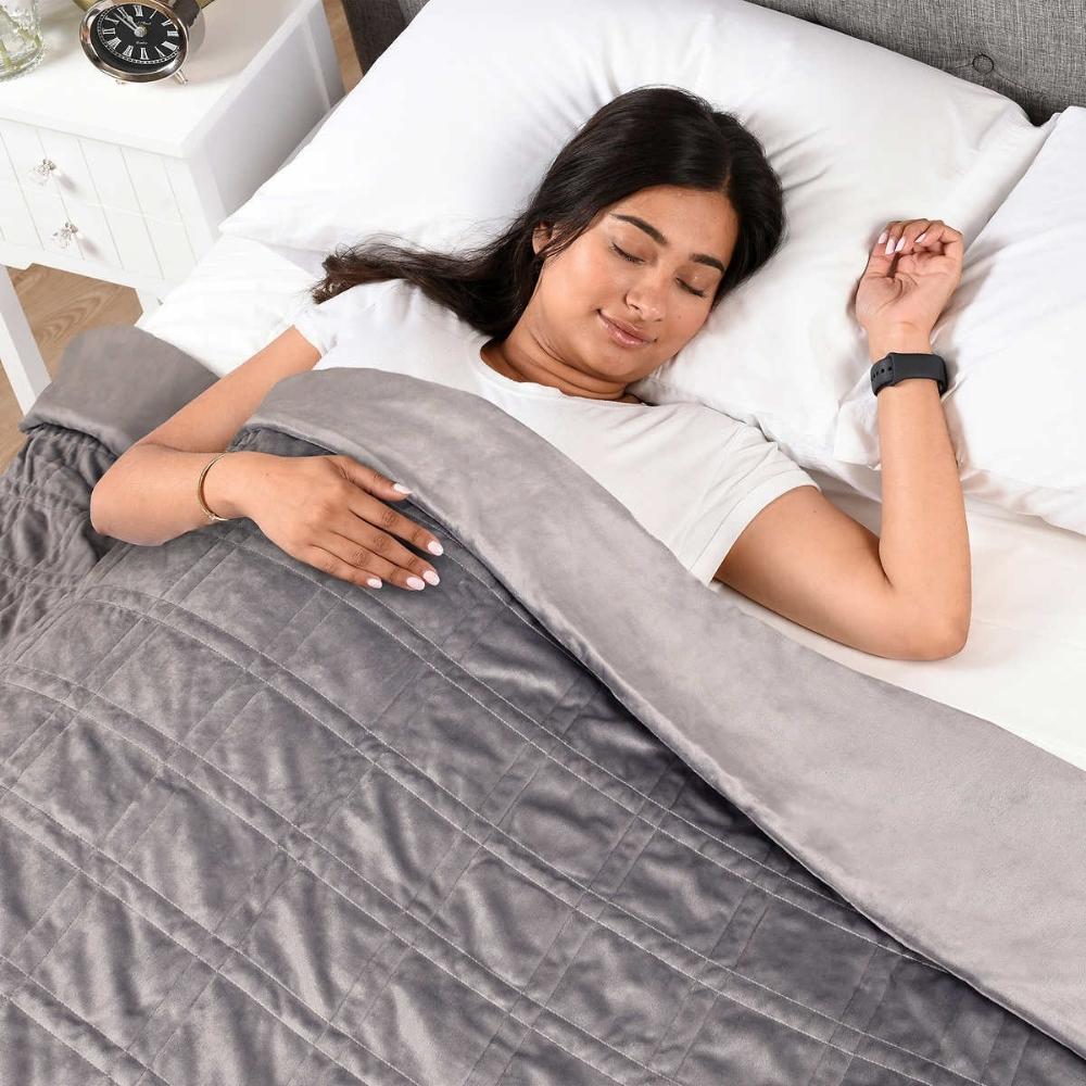 Life Comfort Weighted Blanket with Removable Cover