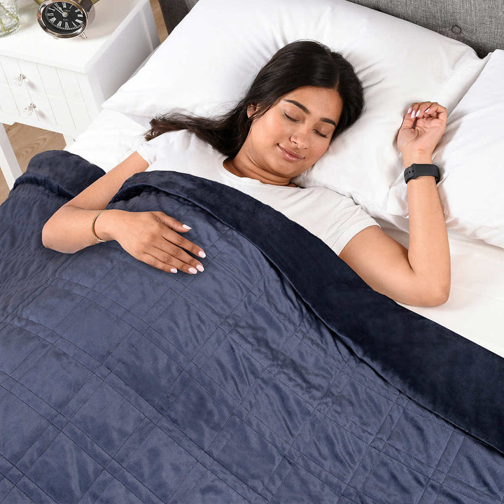 Life Comfort Weighted Blanket with Removable Cover