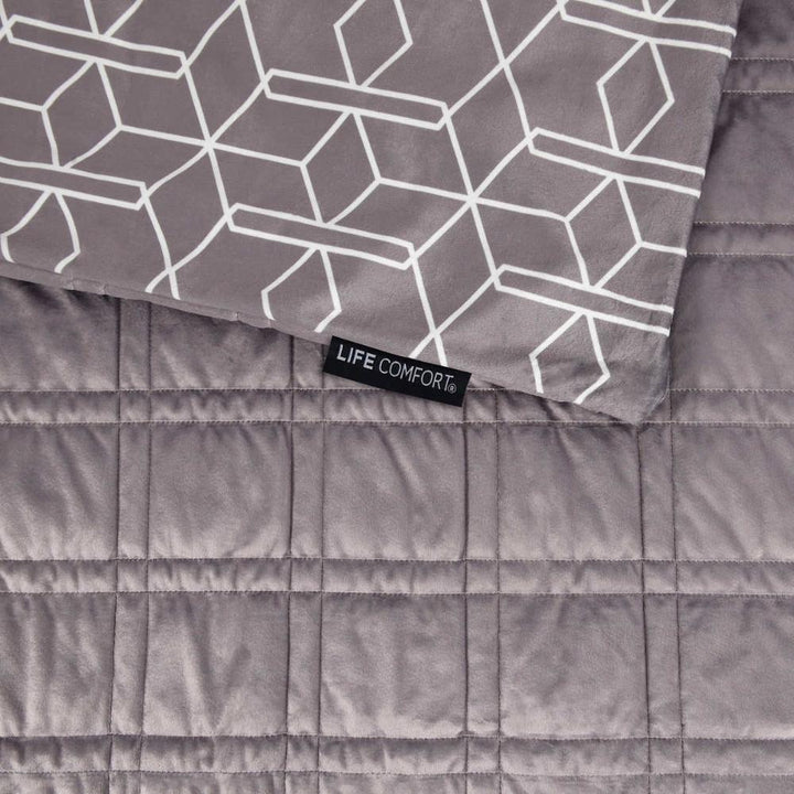 Life Comfort Weighted Blanket with Removable Cover