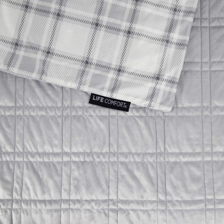 Life Comfort Weighted Blanket with Removable Cover
