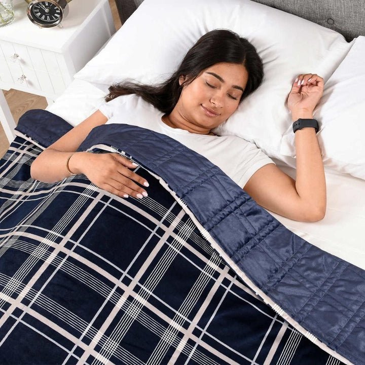 Life Comfort Weighted Blanket with Removable Cover