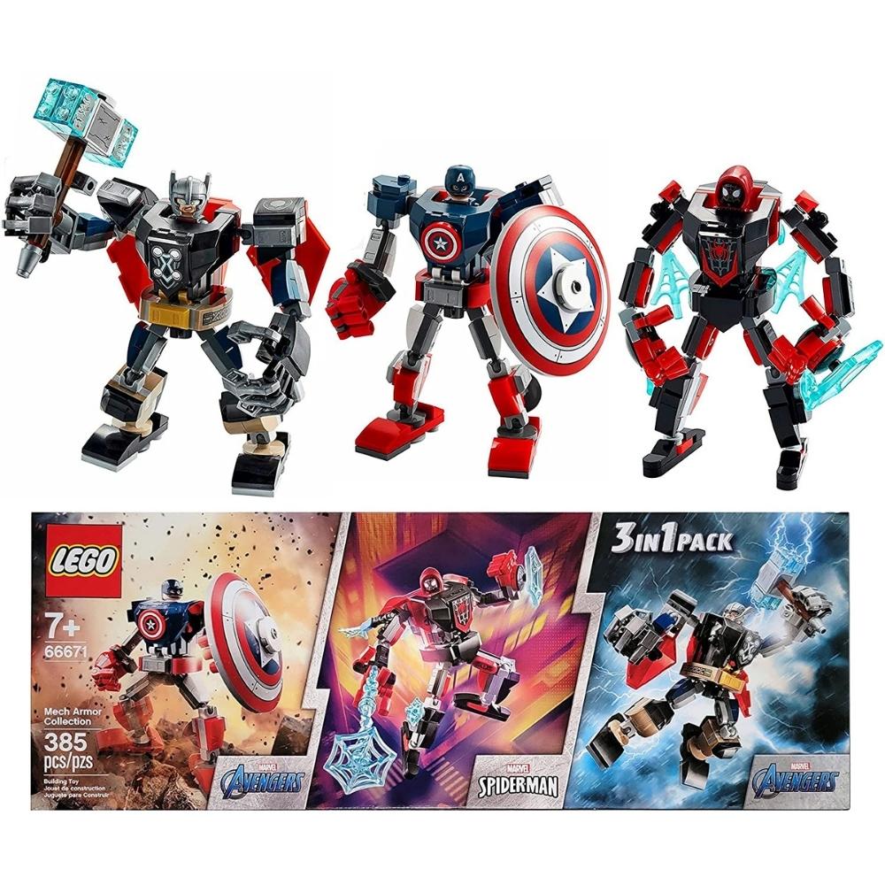 LEGO Marvel Super Heroes 3-in-1 Mech Armor Collection 66671