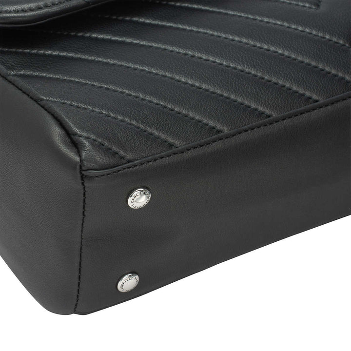Karl Lagerfeld – Genuine leather handbag model “Charlotte” 