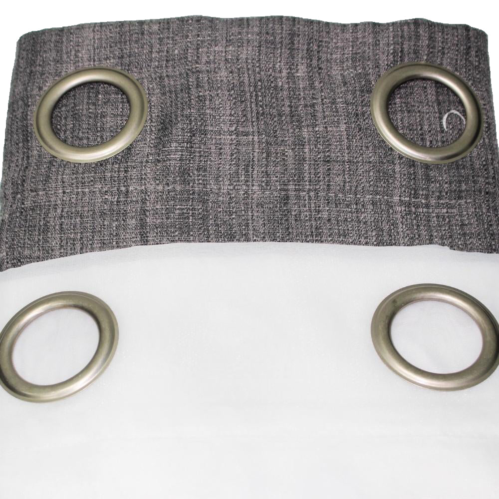 Luxe Living 4-Panel Complete Curtain Solution