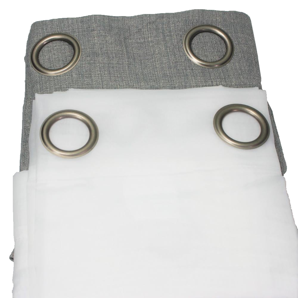 Luxe Living 4-Panel Complete Curtain Solution