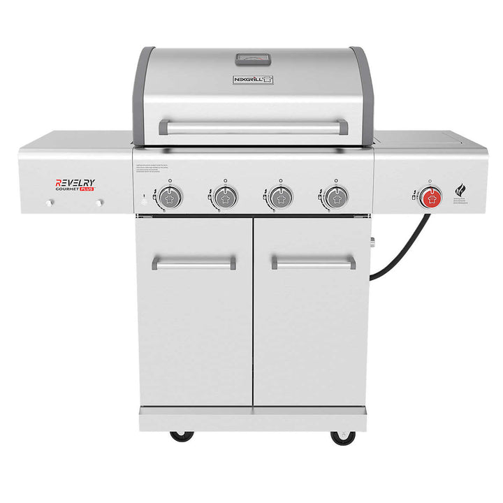 Nexgrill Revelry 63,000 BTU 4-Burner Propane Gas Grill with Cover 
