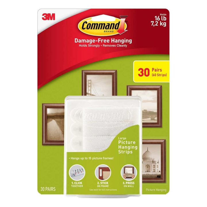 3M Command Large Picture Hanging Strips