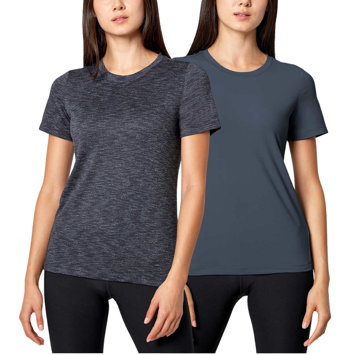 Mondetta Women's Sport T-Shirt Set, 2-Pack