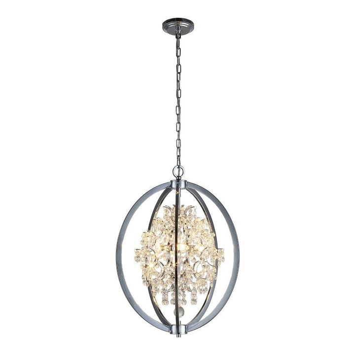 Ove 5-Light Chrome LED Chandelier
