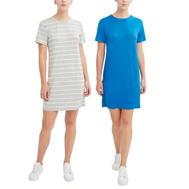 BCBGeneration - Women's T-Shirt Dress, Pack of 2