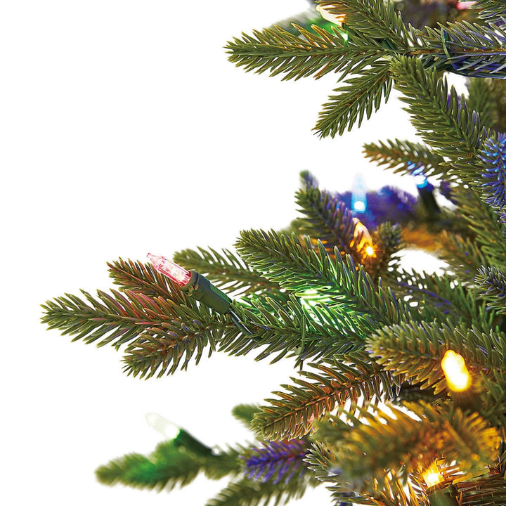 Aspen EZ Connect Slim Pre-Lit Artificial Christmas Tree with 450 SureBright LED Lights - 6.5' (6.5 ft)