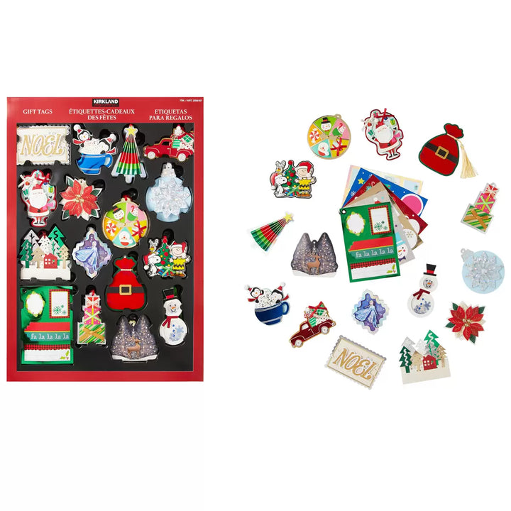 Kirkland Signature - Deluxe Christmas Gift Tags - 84 Pack