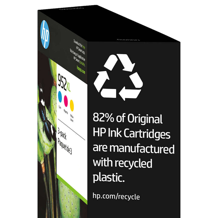 HP - Tri-color ink cartridge (N9K30BN) - set of 3 - 952XL 