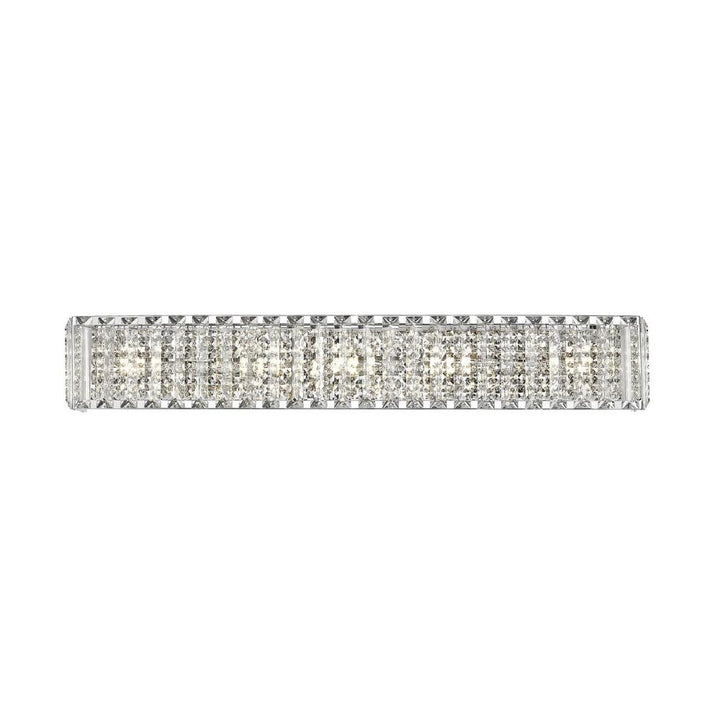 OVE - 5-Light Crystal Vanity Light, Patience Chrome 