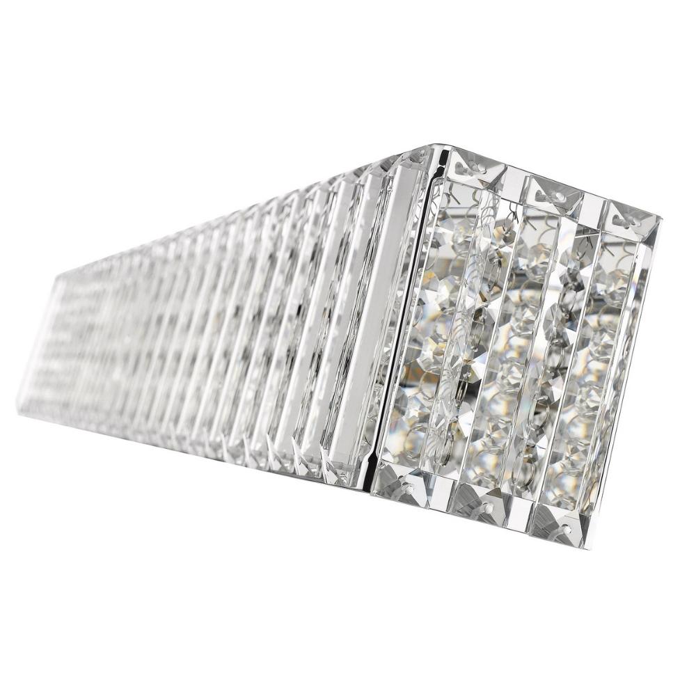 OVE - 5-Light Crystal Vanity Light, Patience Chrome 