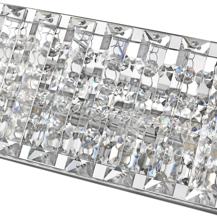 OVE - 5-Light Crystal Vanity Light, Patience Chrome 