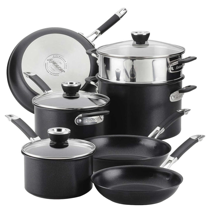 Anolon 10-Piece Hard Anodized Cookware Set