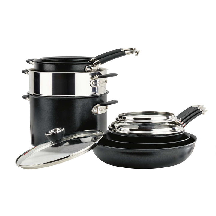 Anolon 10-Piece Hard Anodized Cookware Set