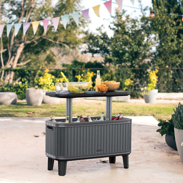 Keter Patio Cooler & Beverage Cart