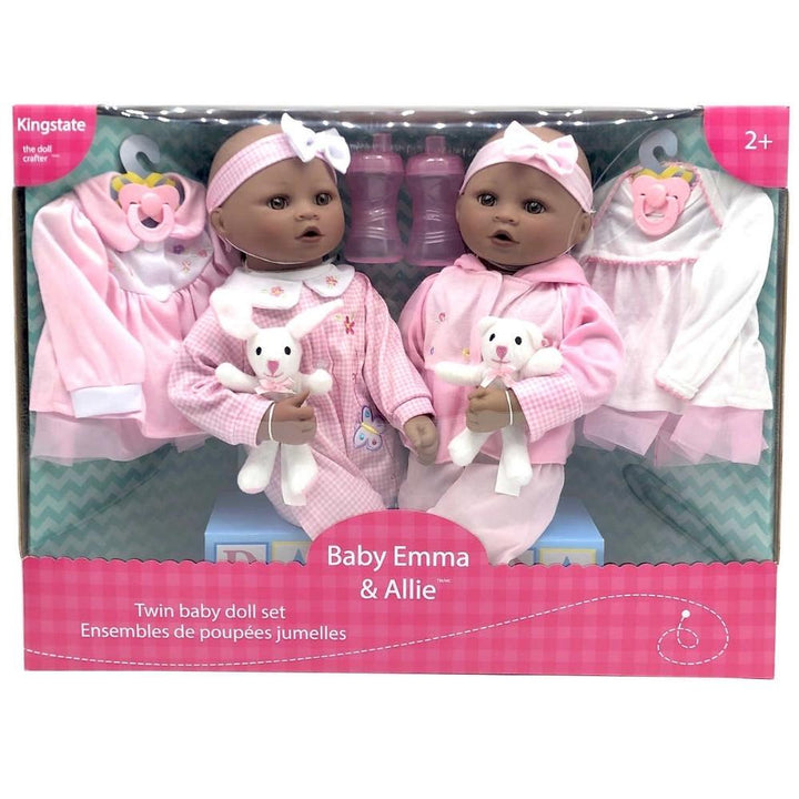 Kingstate Baby Emma & Allie Twin Baby Doll Set