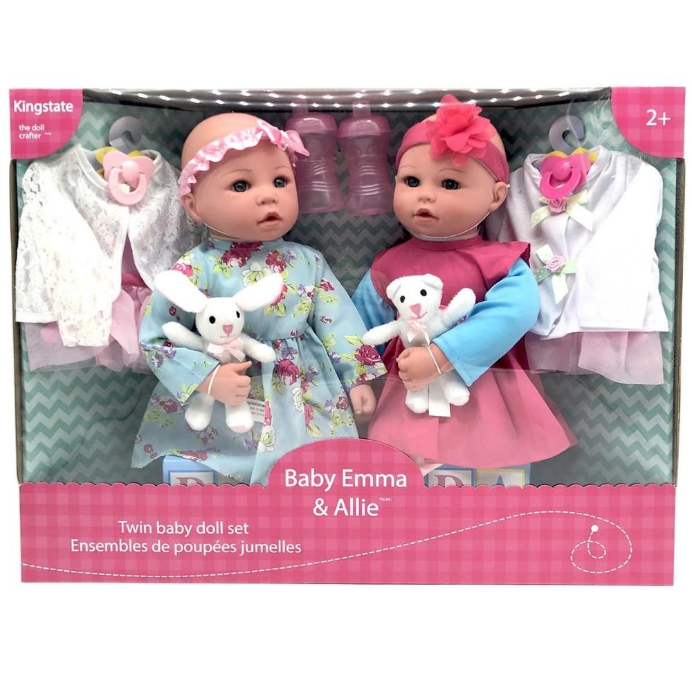 Kingstate Baby Emma & Allie Twin Baby Doll Set