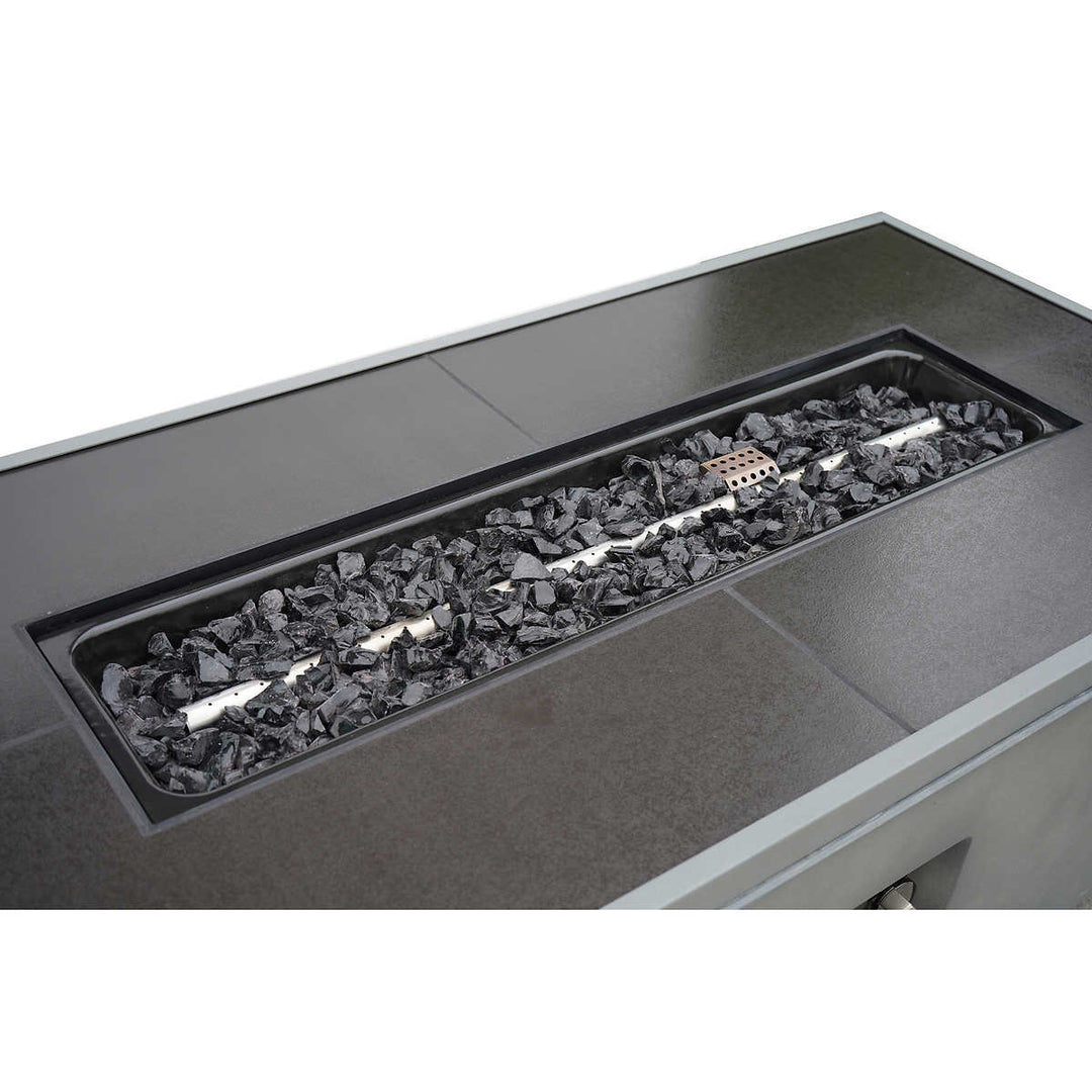 Bond 48" Faux Concrete Propane Fire Pit Table