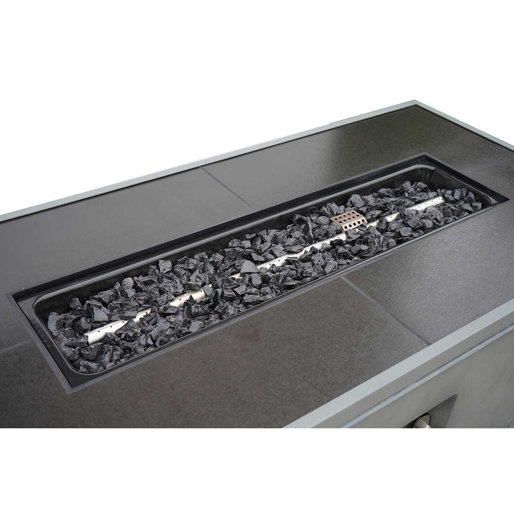 Bond 48" Faux Concrete Propane Fire Pit Table
