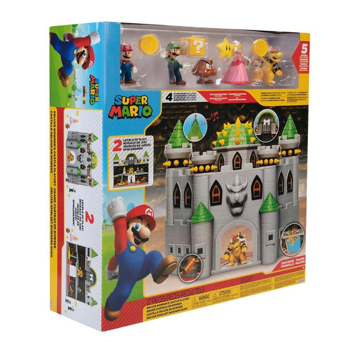 Jakks Pacific - Deluxe Bowser's Castle Set, Super Mario 
