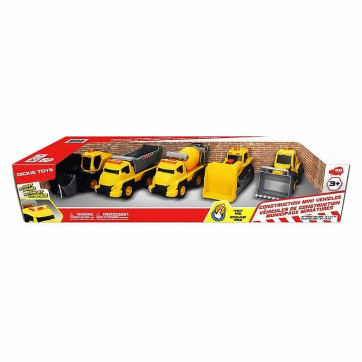 Dickie Toys Construction Mini Vehicles - 5-Pack