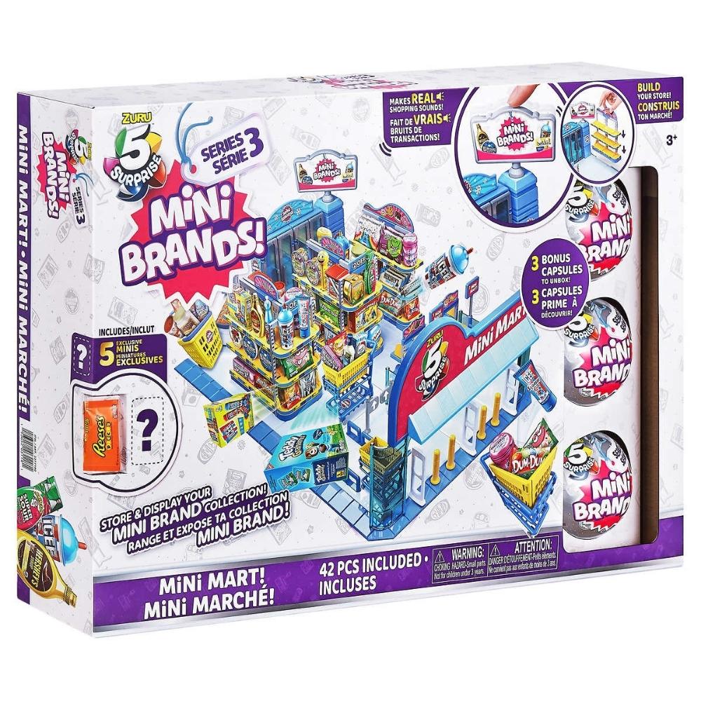 Zuru - 5 Surprise Mini Brand - Mini Mart with 3 Series 3 Capsules 