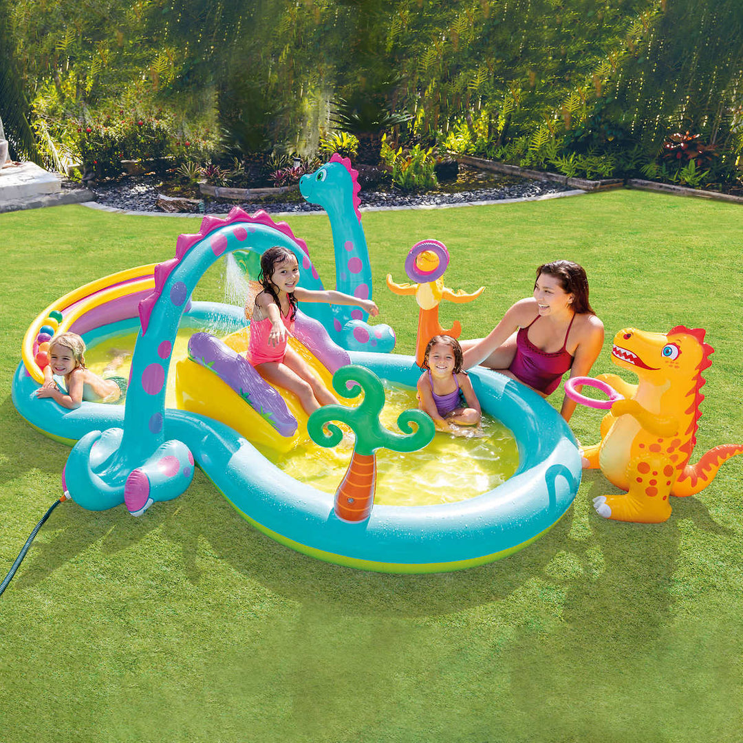 Intex - Dinoland inflatable water game
