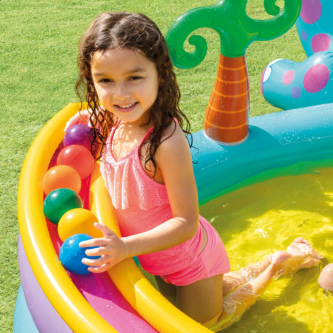 Intex - Dinoland inflatable water game