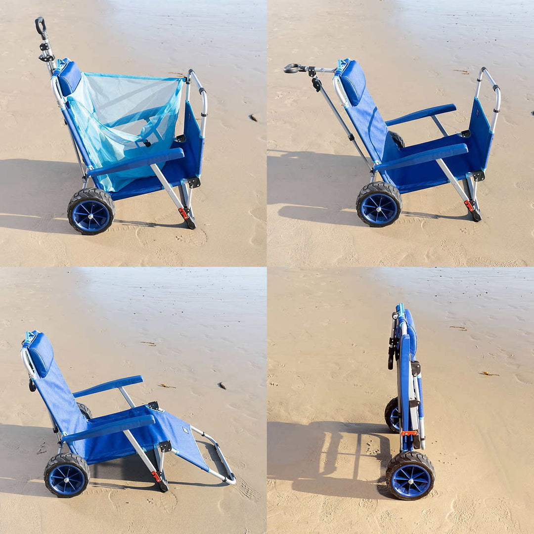 Mac Sports - Folding Sun Lounger and Multi-Purpose Cart