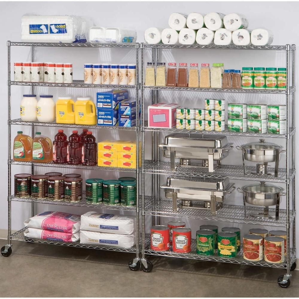 Seville Classics 6-Tier NSF Steel Shelving