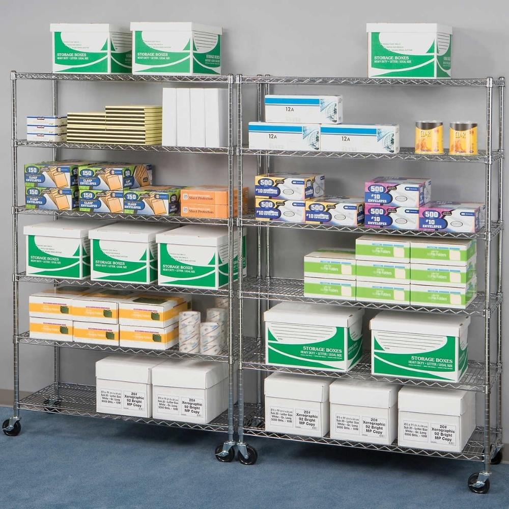 Seville Classics 6-Tier NSF Steel Shelving