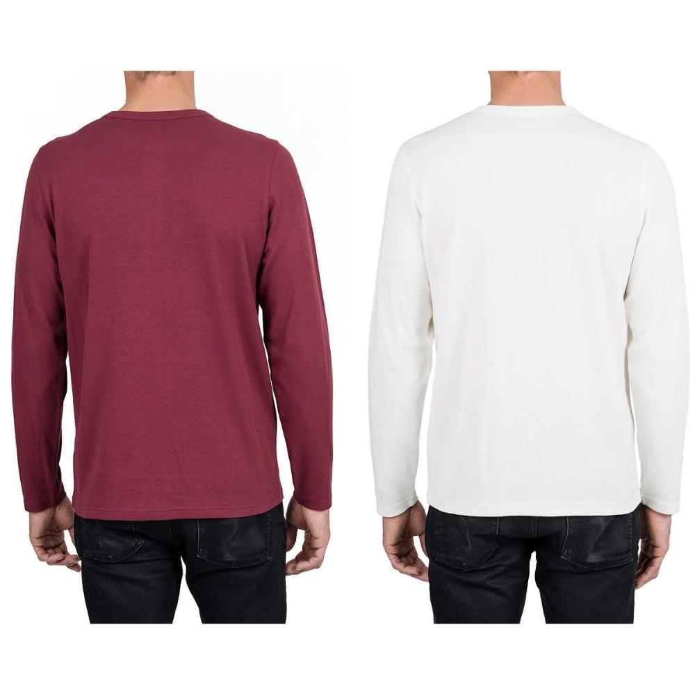 Cloudveil - Set of 2 Henley Tops for Men