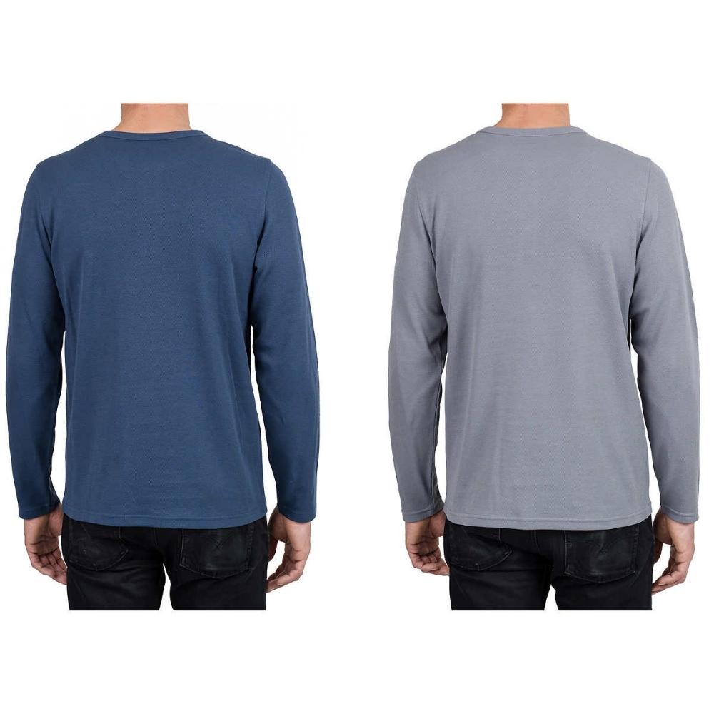 Cloudveil - Set of 2 Henley Tops for Men