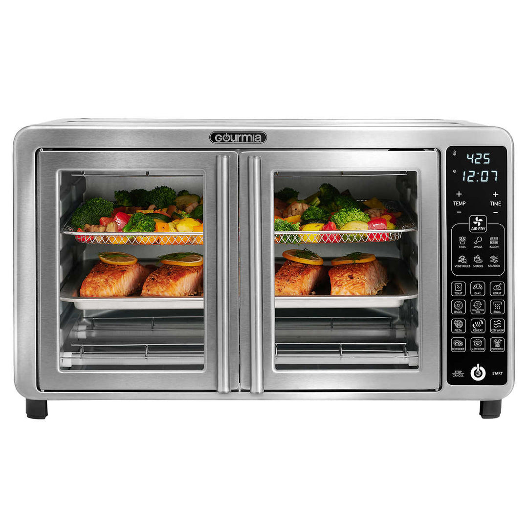 Gourmia - Digital hot air frying oven with hinged doors
