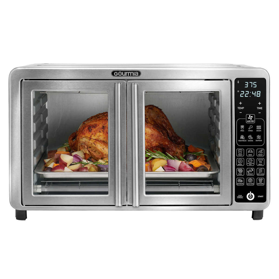 Gourmia - Digital hot air frying oven with hinged doors