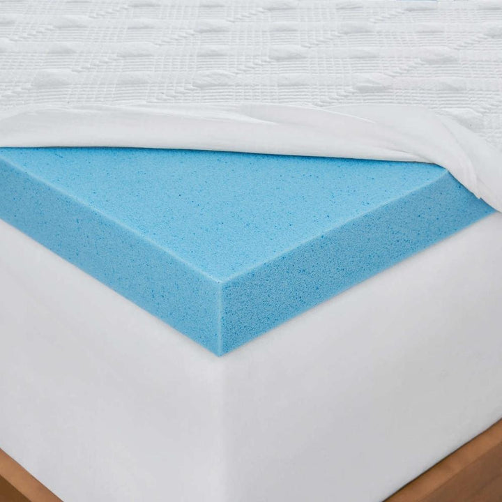 Novaform - ComfortLuxe Gel-Injected Memory Foam 3" Mattress Topper