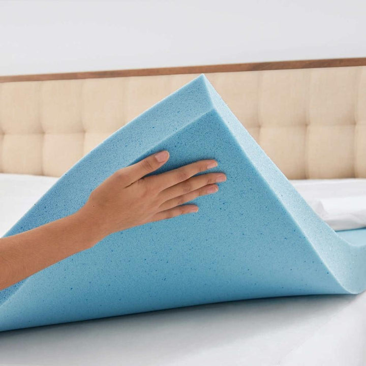 Novaform - ComfortLuxe Gel-Injected Memory Foam 3" Mattress Topper